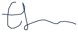 Signature of Elis Jones